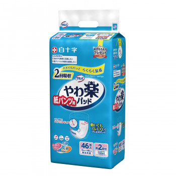 サルバ やわ楽パッド 紙パンツ用 2回吸収 46枚入 843284