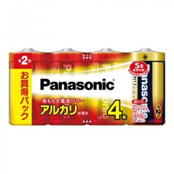 アルカリ乾電池 単2×4P LR14XJ/4SW