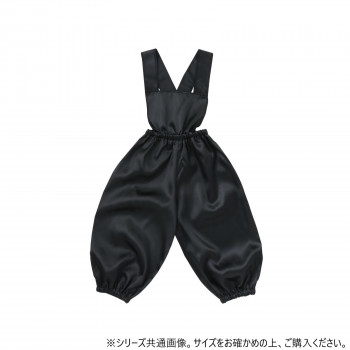 アーテック ソフトサテン サロペットパンツ J 黒 18586