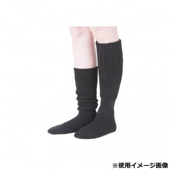 岡本 まるでこたつソックス 黒 532-995-24-90 214003