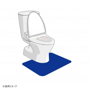 シンエイテクノ ゼオシーター ブルー 55cm×60cm(洋式) 洋式トイレマット 462007