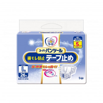 東陽特紙 マーヤ スーパーパンツール横モレ防止テープ止め 袋 L 3070116 881048
