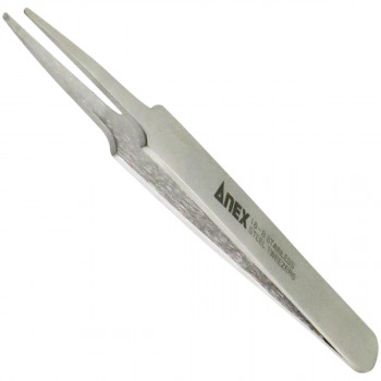 アネックスツール ANEX 18-8ステンレスピンセット 先丸型 16365