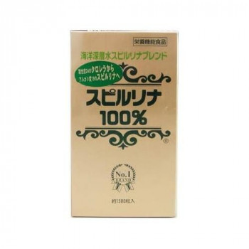 ジャパン・アルジェ　海洋深層水スピルリナ100％　1500粒