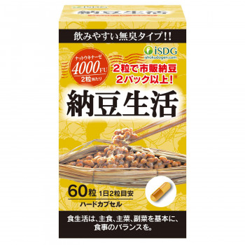 医食同源ドットコム　納豆生活　ナットウキナーゼ4000FU　60粒