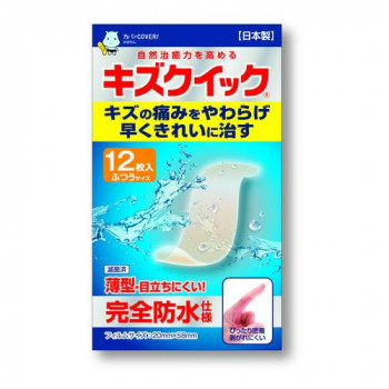東洋化学　キズクイック　絆創膏　ふつうサイズ　12枚