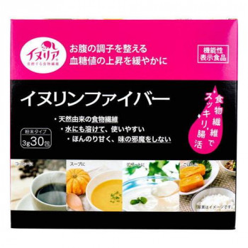 新日配薬品　機能性表示食品　イヌリンファイバー　30包