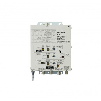 マスプロ電工　CATV/UHF・BS・CSブースター　10UBCAW33S