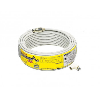 マスプロ電工　BS・CS用 低損失75Ω接続ケーブル20m (4Cケーブル)　S4C20MA(H)-P
