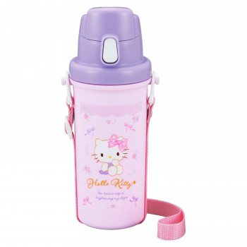 オーエスケー KTR No.2 ハローキティ リボン 直飲み水筒 600ml SC-600B