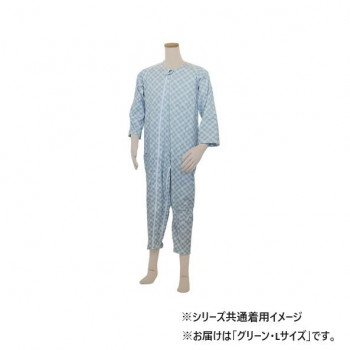 幸和製作所 テイコブ(TacaoF) エコノミー 上下続き服グリーンL UW01-GR-L