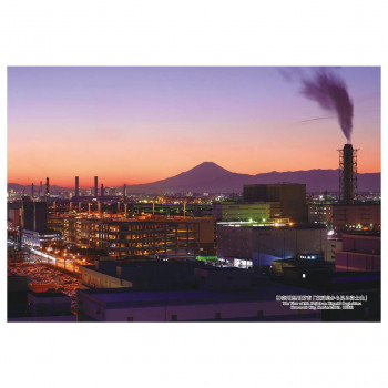 ジグソーパズル　300ピース 日本の都市50 神奈川県川崎市「東扇島から見る富士山」　300-406