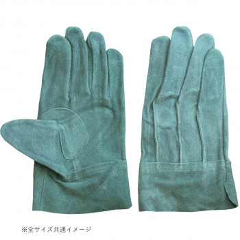 小野商事 エース 牛床革手袋 オイル加工 外縫い 3双組 Lサイズ AG457-3P