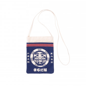 フレンズヒル ミニショルダーバッグ マエカケダルマ ネイビー YW-318-316