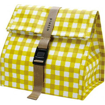 piatto ランチバッグ ギンガムチェック YELLOW A624YE