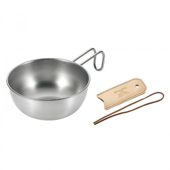 燕熟の技 シェラカップ・ボウル15cm＆レザーカバー付き EJSB-401