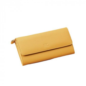 アッシュ・エル レディース長財布(イエロー) S-HLL10353YE 5319-505