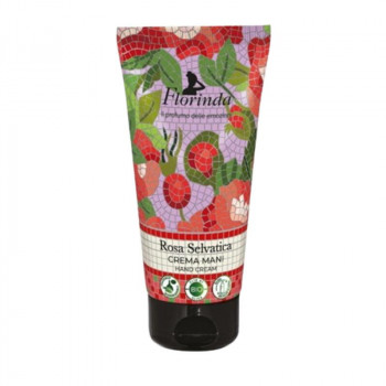 FLORINDA フレグランスハンドクリーム　モザイク　75ml ワイルドローズ