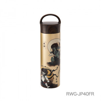 ReachWil魔法瓶　日本伝統文化　ステンレスマグボトル400ml　風神雷神　RWG-JP40FR