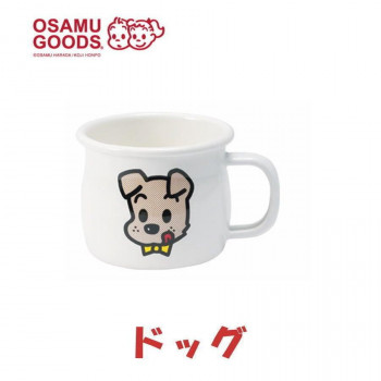 豊琺瑯 OSAMUGOODS ホーローマグカップ「ドッグ」 OG-15