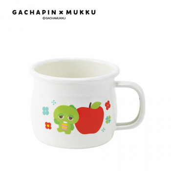 豊琺瑯 ガチャピン・ムック ホーローマグカップ「ガチャピン」 GMJ-2407