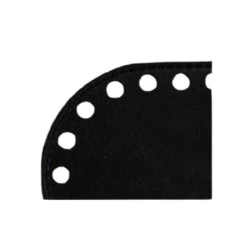 INAZUMA イナズマ 太糸用編み底 (約)21×8cm・穴φ6mm (11)黒 KBS-2108L