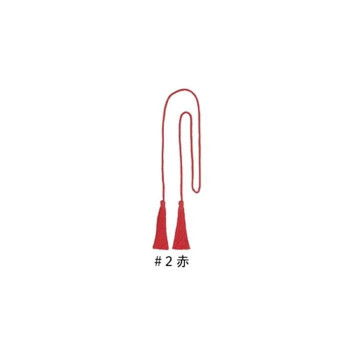 INAZUMA イナズマ 細江戸打両切房 房約6cm 紐約70cm 5本入 (2)赤 T-2070