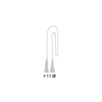 INAZUMA イナズマ 太江戸打両切房 (約)房7cm・紐50cm 3本入 (13)銀 T-4050