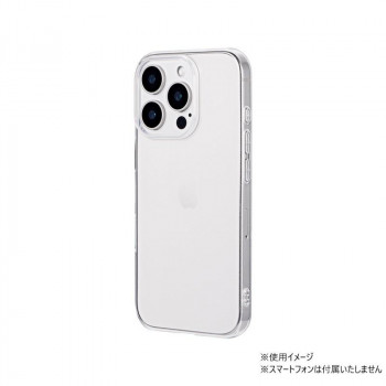 iPhone16 Pro　UTILO Softソフトケース 　クリア　LN-IP24CSTCL