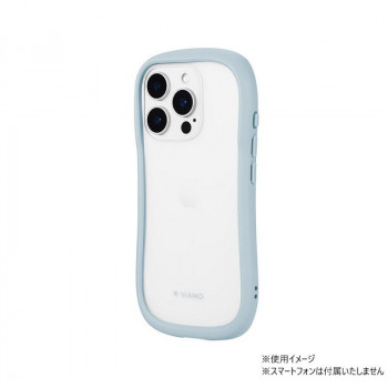 iPhone16 Pro　ViAMO freely　耐衝撃ガラスケース　ライトブルー　LN-IP24VMFLBL