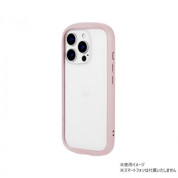 iPhone16 Pro　Cleary　耐衝撃ハイブリッドケース　ダスティピンク　LN-IP24PLCPK