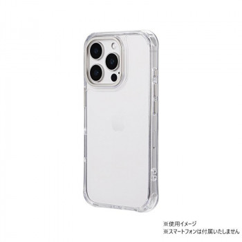 iPhone16 Pro　mycam　カメラ保護・耐衝撃ハイブリッドケース　チタン　LN-IP24MCTI