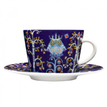 （A） Iittala タイカ ティーカップ＆ソーサー ブルー 1075821