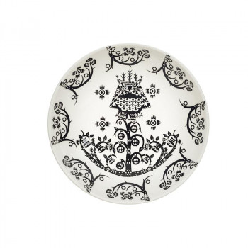 （A） Iittala タイカ  ディーププレート 20cm ブラック 1023851