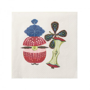 （A） Iittala タイカ  ペーパーナプキン サト レッド 1070699