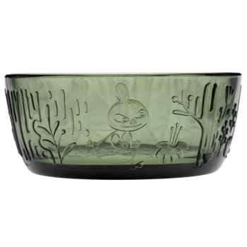 （A） MOOMIN ムーミングラスウェアコレクション ボウル 350ml パイングリーン 1070991