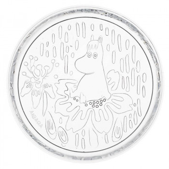 （A） MOOMIN ムーミングラスウェアコレクション プレート 15.5cm クリア 1070990