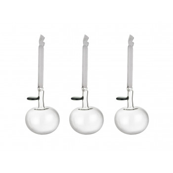 （A） Iittala イッタラ ガラスアップル3個セット クリア 1071497