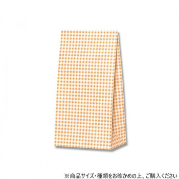 シモジマ HEIKO(ヘイコー) 002698100 ファンシーバッグ K6 晒ギンガム2 OR 50枚