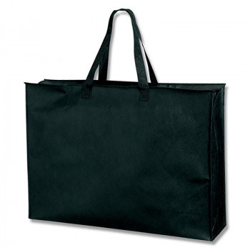 シモジマ HEIKO(ヘイコー) 008739406 Fバッグ チャック付3L 黒 5枚