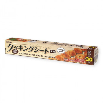 シモジマ HEIKO(ヘイコー) 003700302 ヘイコークッキングシート未晒 33×30両面シリコン 1本