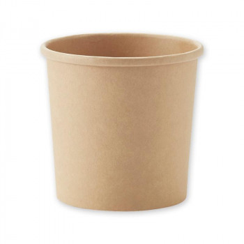 シモジマ HEIKO(ヘイコー) 004500002 未晒フードカップ 350ml 25個入