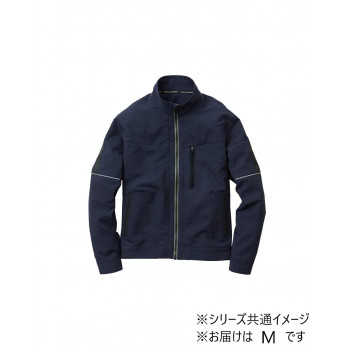 桑和 8012-10 長袖ブルゾン Mサイズ ネイビー(1) G.G.