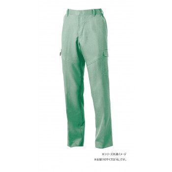 桑和 9668-98 カーゴパンツ(ノータック.脇ゴム) 6Lサイズ モスグリーン(107) SOWA