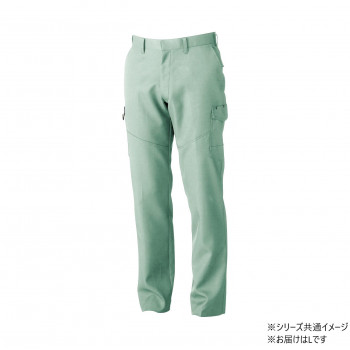 桑和 9668-98 カーゴパンツ(ノータック.脇ゴム) Lサイズ モスグリーン(107) SOWA