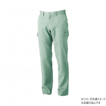 桑和 9668-98 カーゴパンツ(ノータック.脇ゴム) LLサイズ モスグリーン(107) SOWA