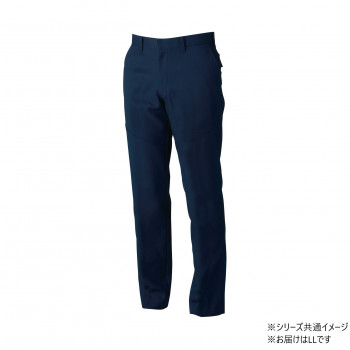 桑和 9669-99 スラックス(ノータック.脇ゴム) LLサイズ ネイビー(1) SOWA