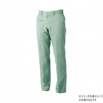桑和 9669-99 スラックス(ノータック.脇ゴム) Sサイズ モスグリーン(107) SOWA