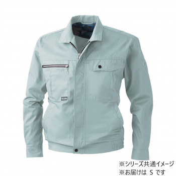 桑和 193 長袖ブルゾン Sサイズ モスグリーン(107) BULL WORKS