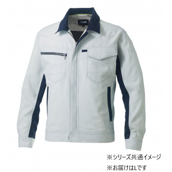 桑和 962 長袖ブルゾン Lサイズ シルバーグレー(22) SOWA